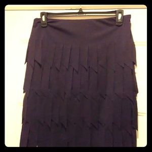 Ronni Nicole Black Shimmy skirt size PL